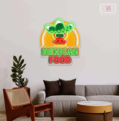 Mexican Food Artwork Led Neon Sign