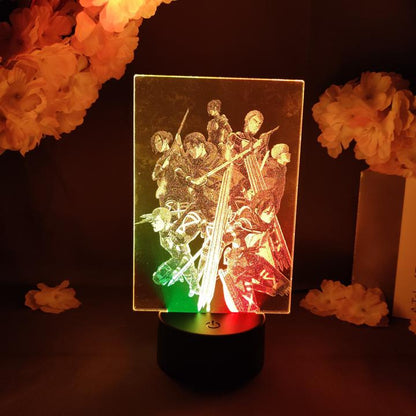 Attack on Titan Season 4 HD Anime - LED Lamp (Attack on Titan)