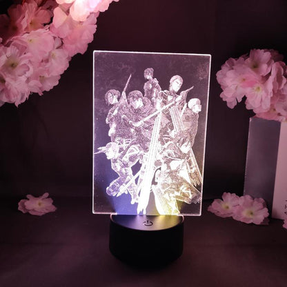 Attack on Titan Season 4 HD Anime - LED Lamp (Attack on Titan)