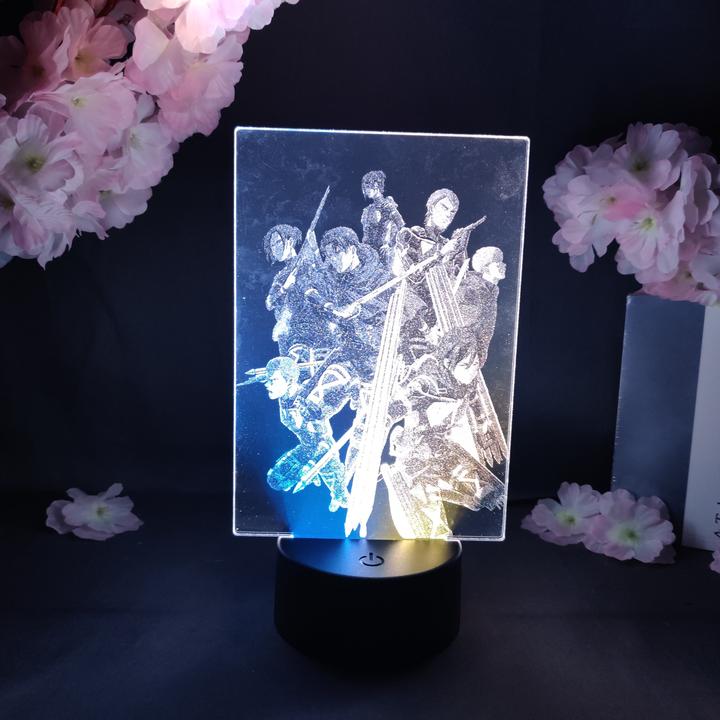 Attack on Titan Season 4 HD Anime - LED Lamp (Attack on Titan)