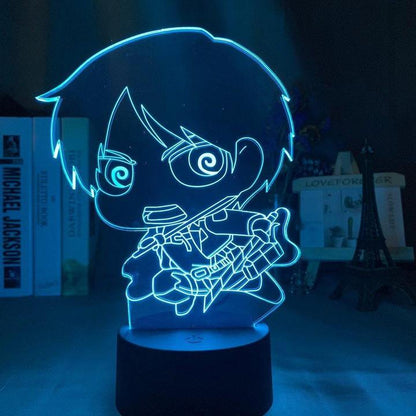 Chibi Eren Yeager Anime - LED Lamp (Attack on Titan)