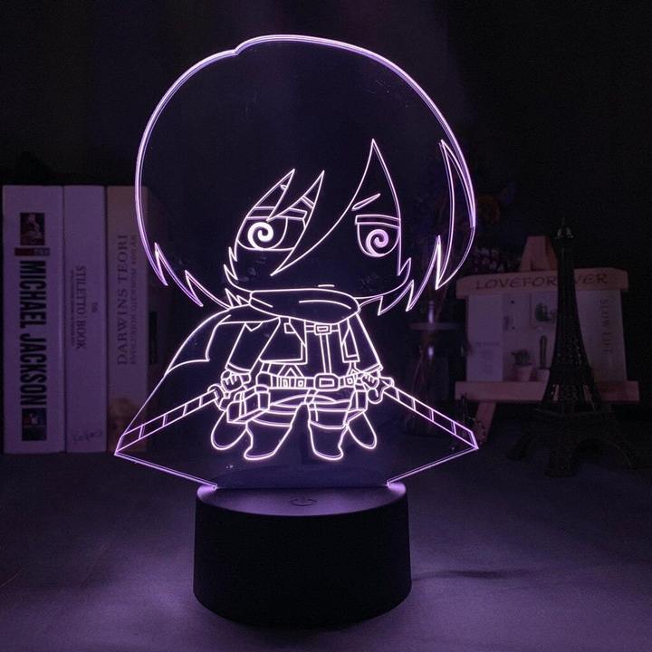 Chibi Mikasa Anime - LED Lamp (Attack on Titan)