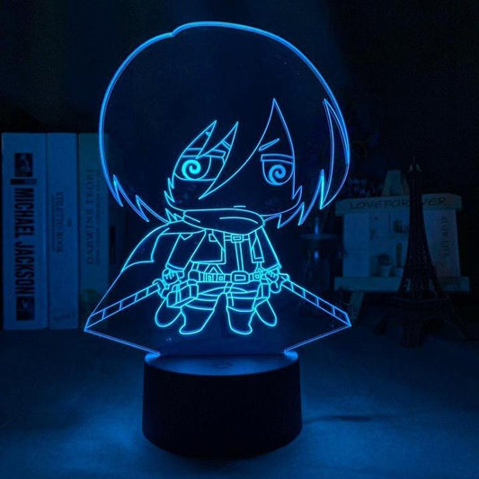 Chibi Mikasa Anime - LED Lamp (Attack on Titan)