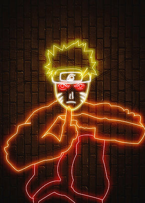 Naruto skills | LED Neon Sign