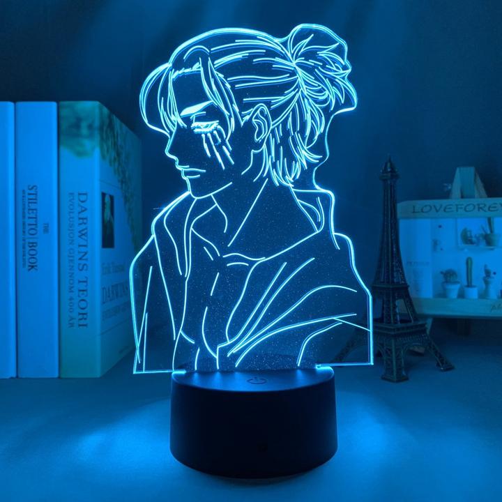 Eren Yeager Adult Long Hair Anime - LED Lamp (Attack on Titan)