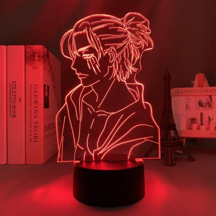 Eren Yeager Adult Long Hair Anime - LED Lamp (Attack on Titan)