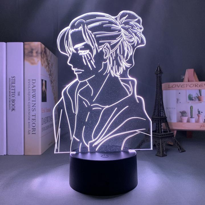 Eren Yeager Adult Long Hair Anime - LED Lamp (Attack on Titan)