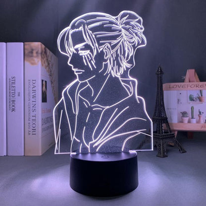 Eren Yeager Adult Long Hair Anime - LED Lamp (Attack on Titan)