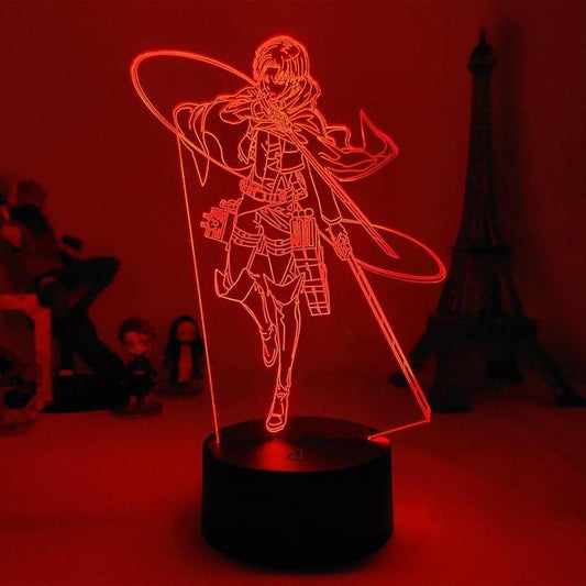 Levi Ackerman Anime - LED Lamp (Attack on Titan)