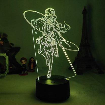 Levi Ackerman Anime - LED Lamp (Attack on Titan)