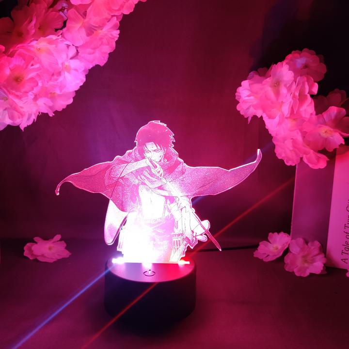 Levi Ackerman HD Anime - LED Lamp (Attack on Titan)