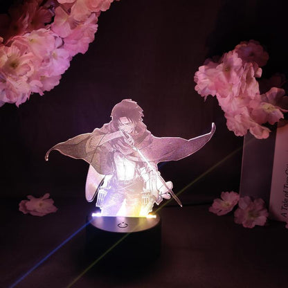 Levi Ackerman HD Anime - LED Lamp (Attack on Titan)