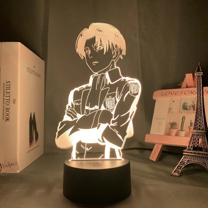 Levi Ackerman Pose Anime - LED Lamp (Attack on Titan)