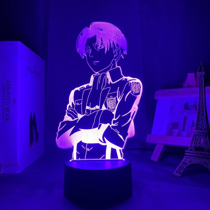 Levi Ackerman Pose Anime - LED Lamp (Attack on Titan)