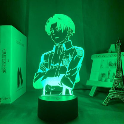 Levi Ackerman Pose Anime - LED Lamp (Attack on Titan)