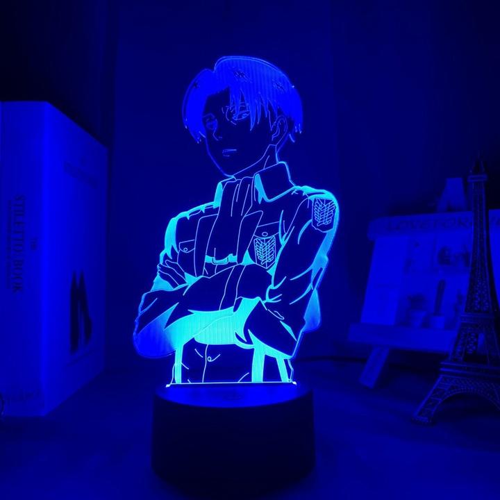 Levi Ackerman Pose Anime - LED Lamp (Attack on Titan)