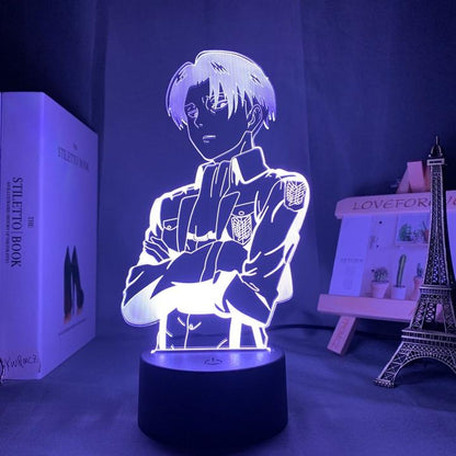 Levi Ackerman Pose Anime - LED Lamp (Attack on Titan)