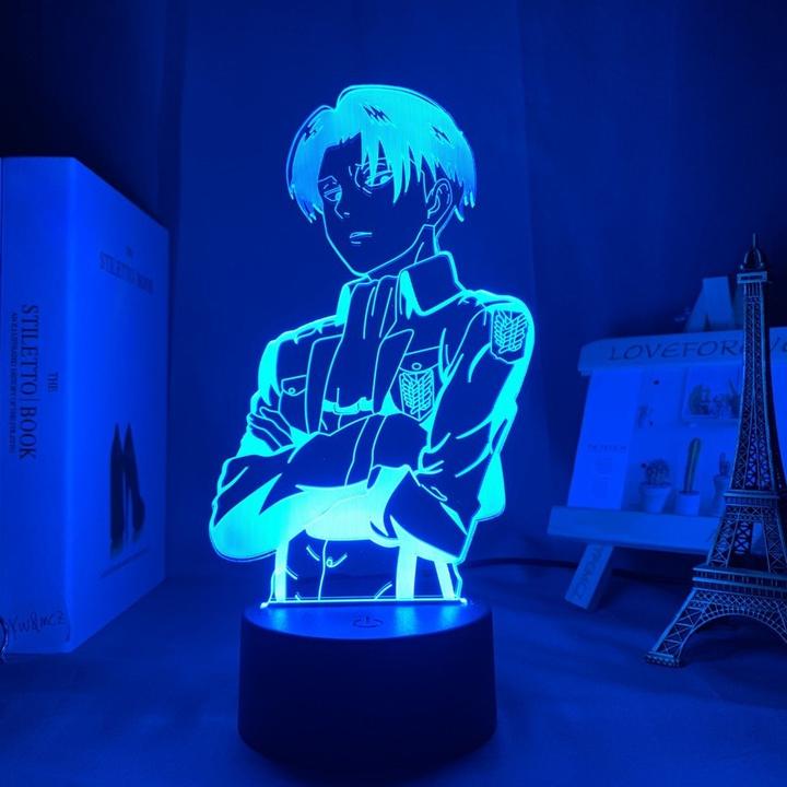 Levi Ackerman Pose Anime - LED Lamp (Attack on Titan)