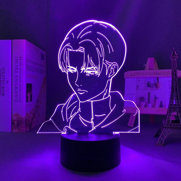 Levi Ackerman S4 Anime - LED Lamp (Attack on Titan)