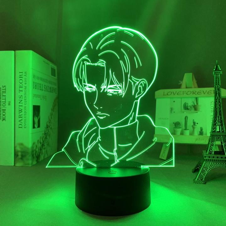 Levi Ackerman S4 Anime - LED Lamp (Attack on Titan)