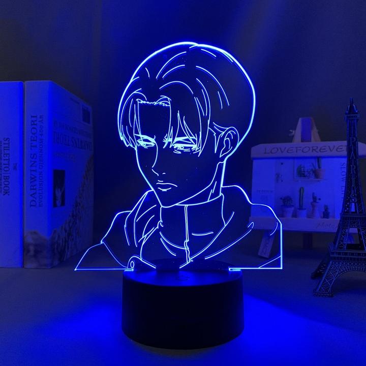 Levi Ackerman S4 Anime - LED Lamp (Attack on Titan)