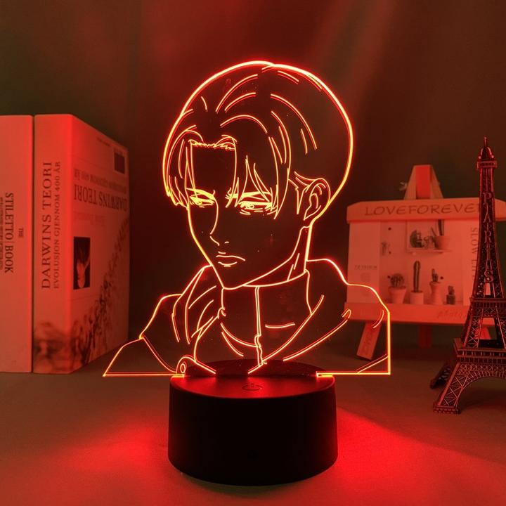 Levi Ackerman S4 Anime - LED Lamp (Attack on Titan)