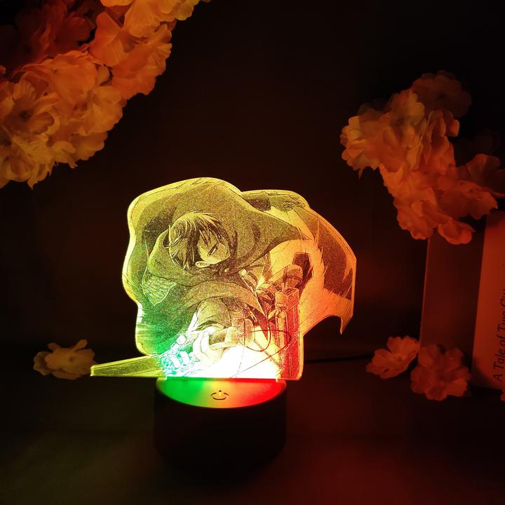 Levi Attack HD Anime - LED Lamp (Attack on Titan)