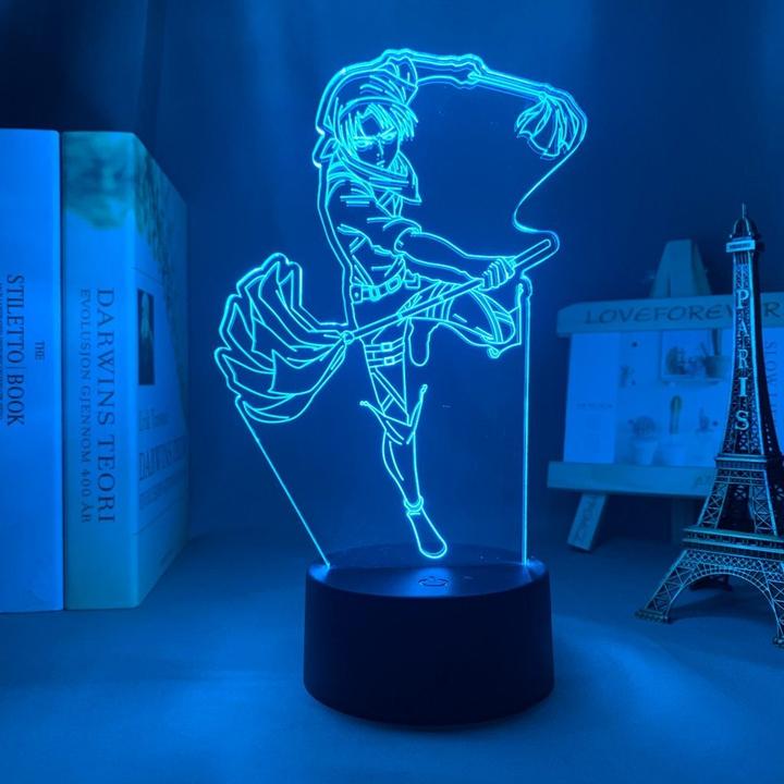 Levi Clean Anime- LED Lamp (Attack on Titan)