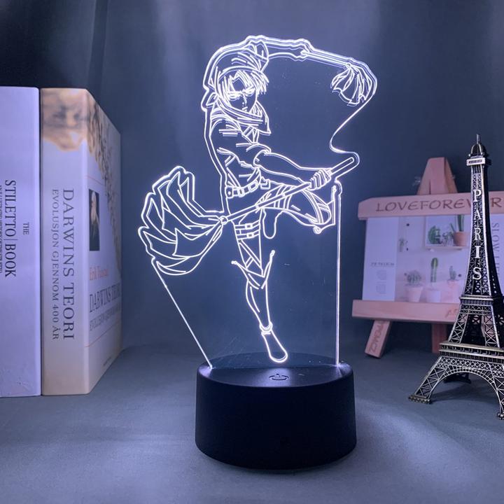 Levi Clean Anime- LED Lamp (Attack on Titan)