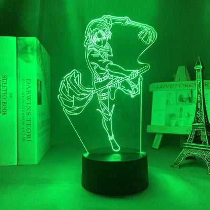 Levi Clean Anime- LED Lamp (Attack on Titan)