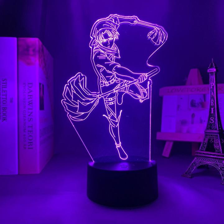 Levi Clean Anime- LED Lamp (Attack on Titan)