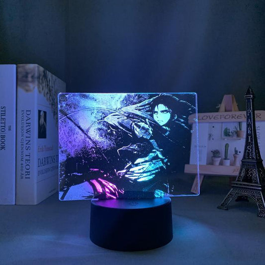 Levi Fly HD Anime - LED Lamp (Attack on Titan)