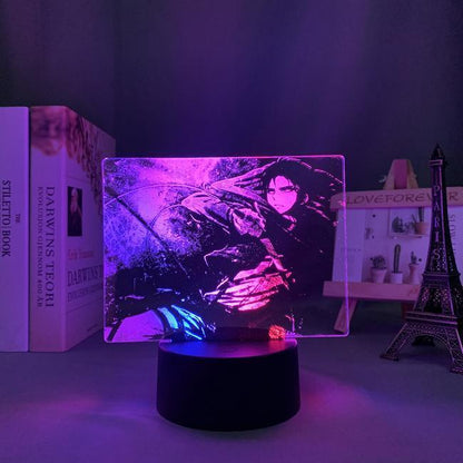 Levi Fly HD Anime - LED Lamp (Attack on Titan)