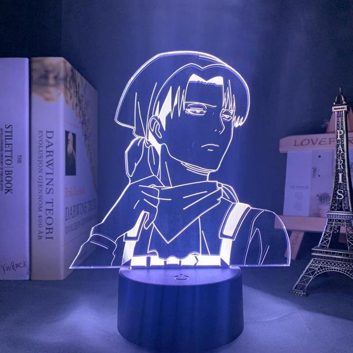 Levi Glancing Anime - LED Lamp (Attack on Titan)