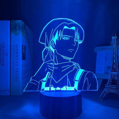 Levi Glancing Anime - LED Lamp (Attack on Titan)