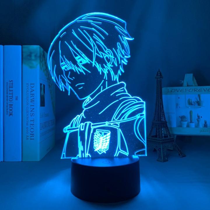 Mikasa Ackerman Stare Anime - LED Lamp (Attack on Titan)