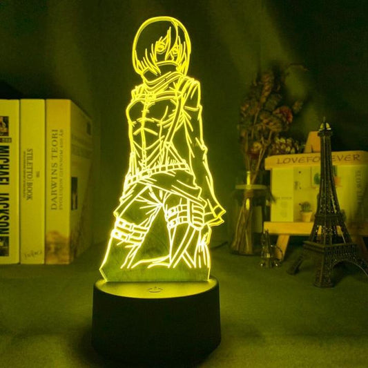 Mikasa Anime Lamp - LED Lamp (Attack on Titan)