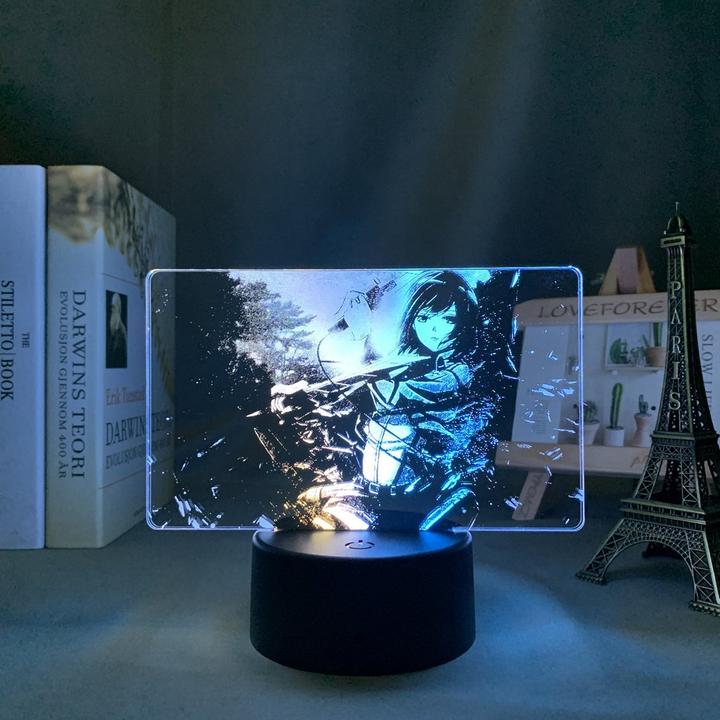 Mikasa HD Anime - LED Lamp (Attack on Titan)