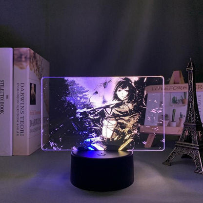 Mikasa HD Anime - LED Lamp (Attack on Titan)