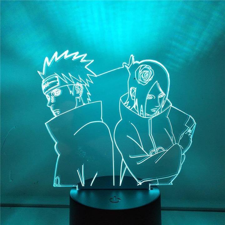 Pain and Konan Anime - LED Lamp (Naruto)