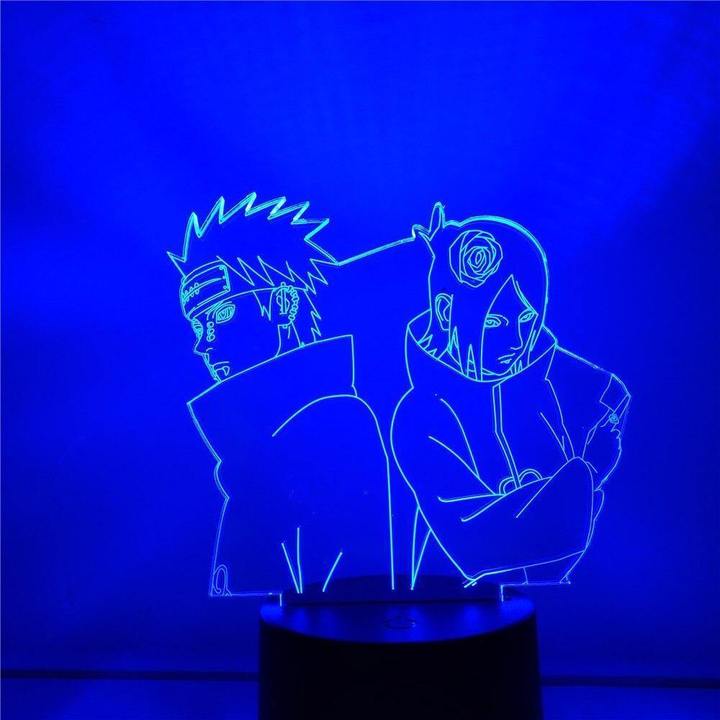 Pain and Konan Anime - LED Lamp (Naruto)