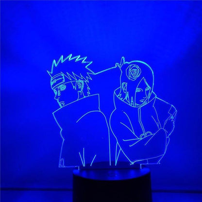 Pain and Konan Anime - LED Lamp (Naruto)