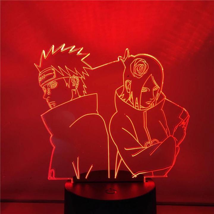 Pain and Konan Anime - LED Lamp (Naruto)