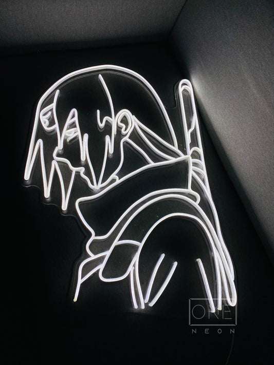 White Itachi Uchiha - Naruto | LED Neon Sign