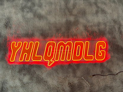 YHLQMDLG Logo | LED Neon Sign