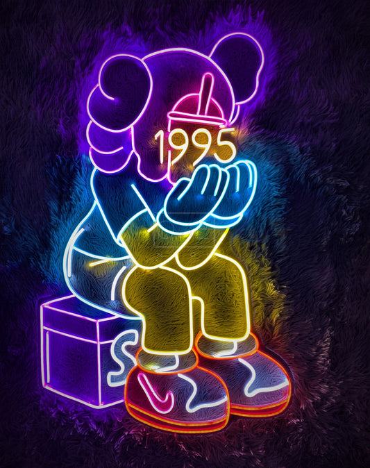 KAWS Fubo | LED Neon Sign