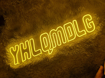 YHLQMDLG Logo | LED Neon Sign