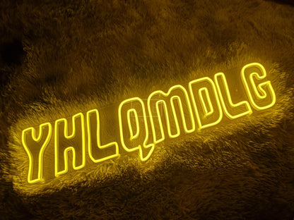 YHLQMDLG Logo | LED Neon Sign